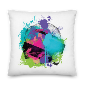 22″×22″ Abstract Series 03 Premium Pillow by Design Express