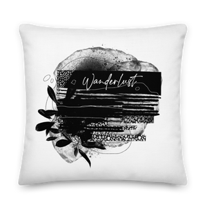 22″×22″ Wanderlust Illustration Series Premium Pillow by Design Express