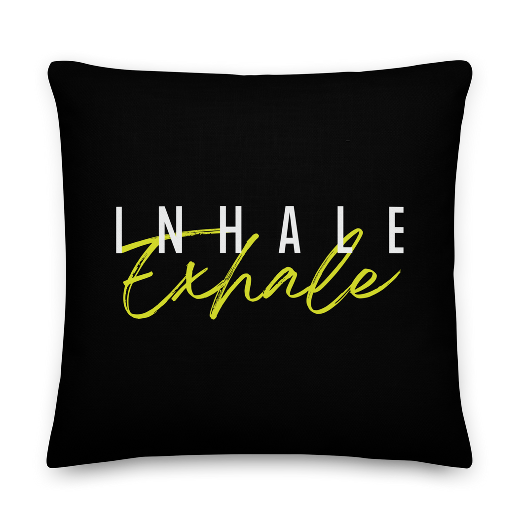 Inhale Exhale Premium Pillow