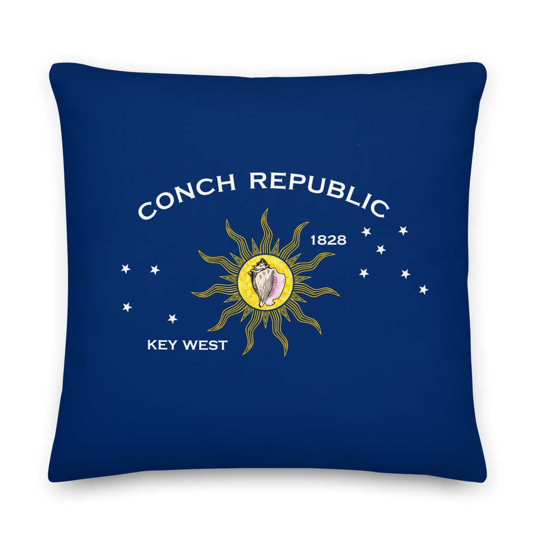 Conch Republic Key West Premium Pillow