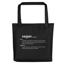 Vegan Dictionary Tote bag by Design Express