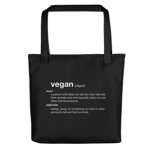 Vegan Dictionary Tote bag by Design Express