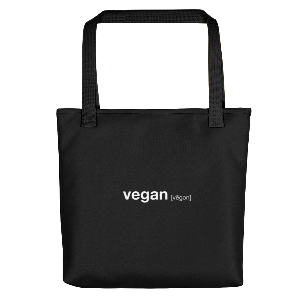 Default Title Vegan Dictionary Tote bag by Design Express