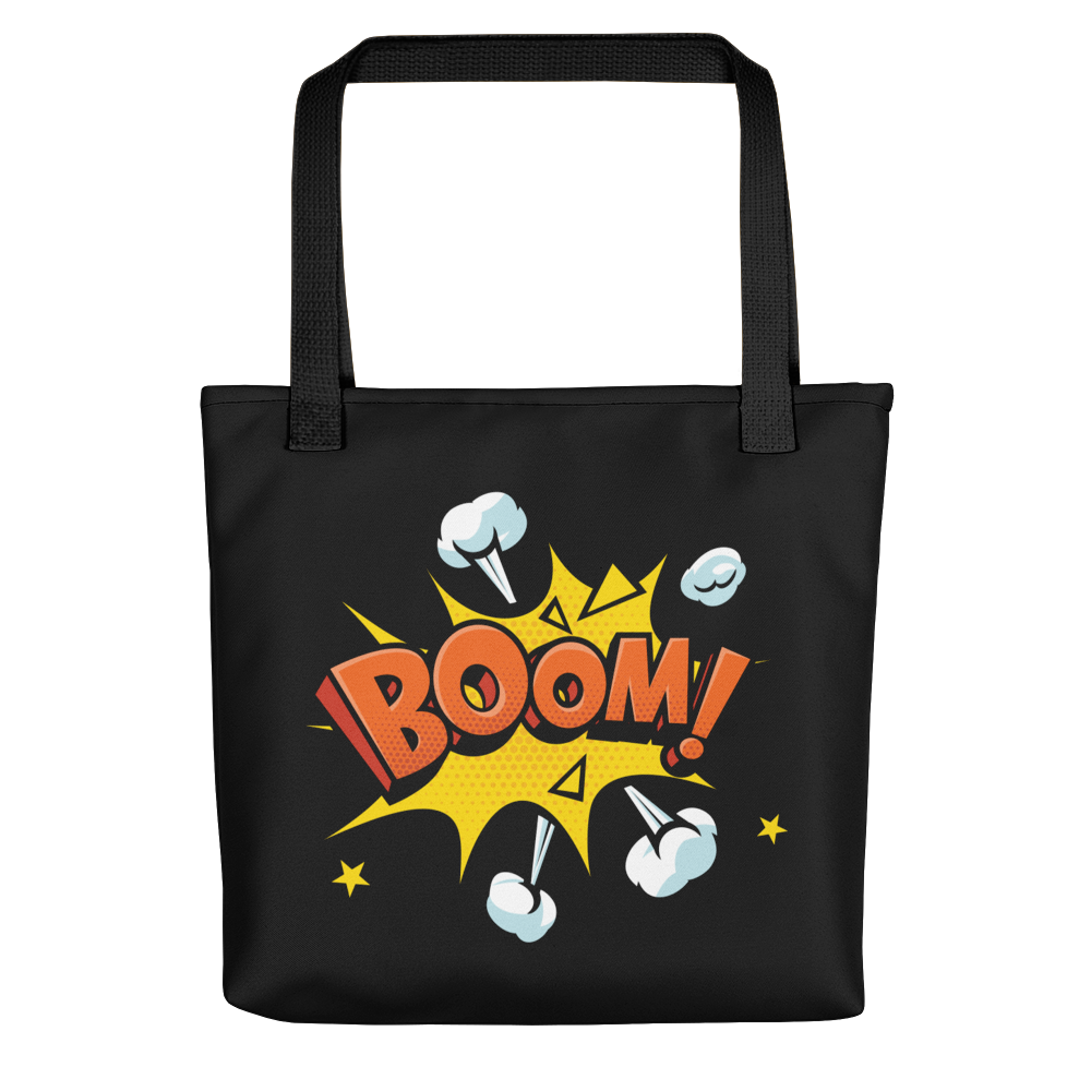 Default Title Boom Pop Art Tote bag by Design Express