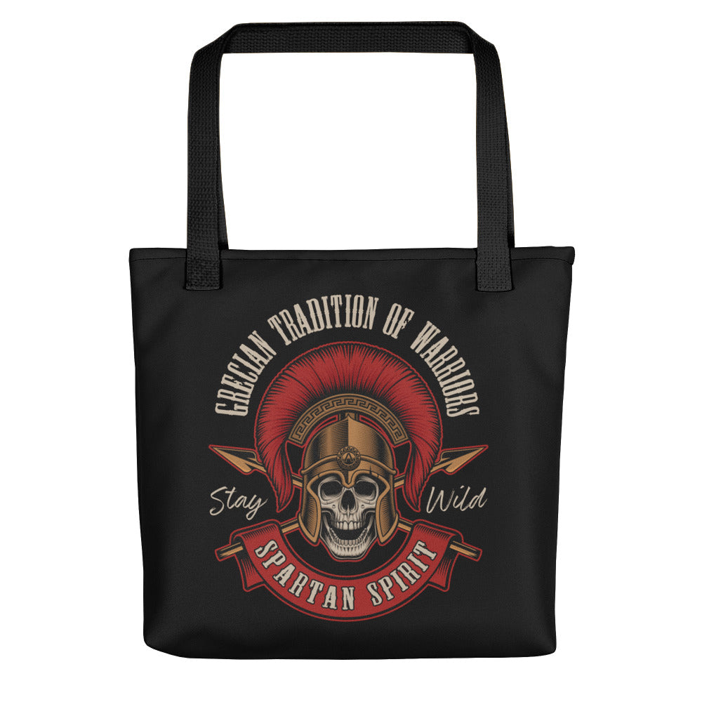 Default Title Spartan Spirit Tote bag by Design Express