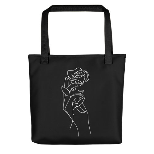 Default Title Rose in Hand Tote bag by Design Express