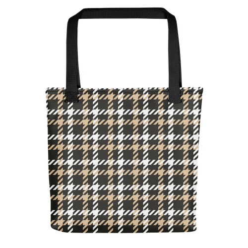 Default Title Houndstooth Small Pattern Tote bag by Design Express