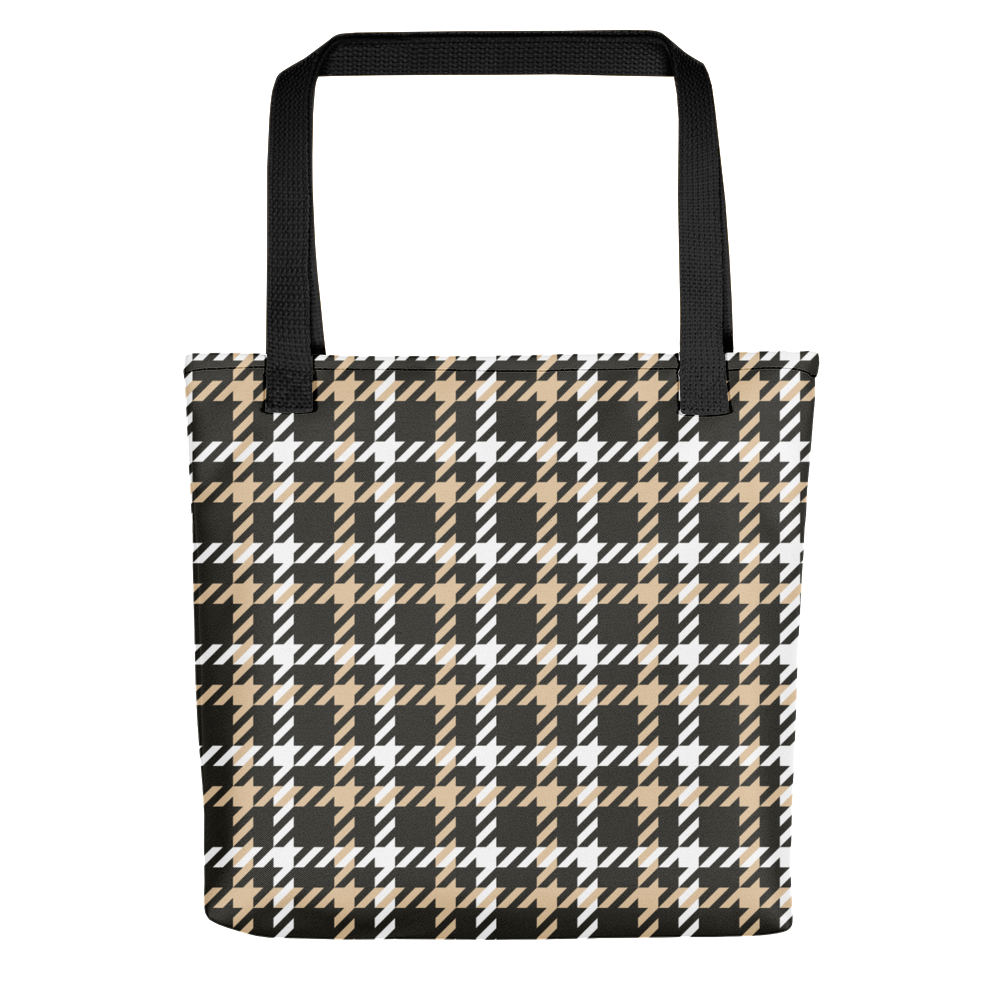 Default Title Houndstooth Small Pattern Tote bag by Design Express