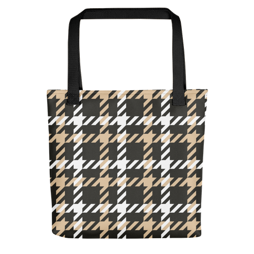 Default Title Houndstooth Large Pattern Tote bag by Design Express