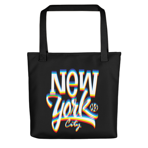 Default Title New York City Glitch Tote bag by Design Express