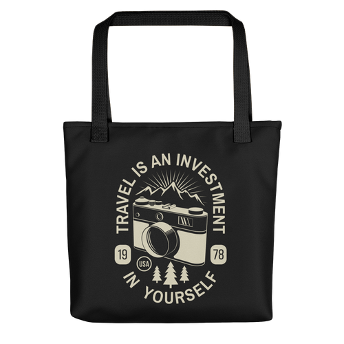 Default Title Travel Is An Investment In Yourself Tote bag by Design Express