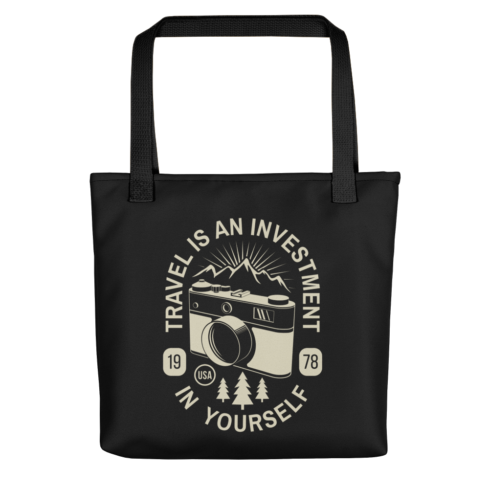 Default Title Travel Is An Investment In Yourself Tote bag by Design Express