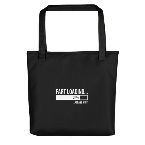 Default Title Fart Loading Small (Funny) Tote bag by Design Express