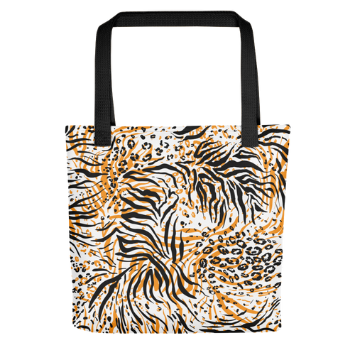 Default Title Tiger Seamless Pattern Tote bag by Design Express