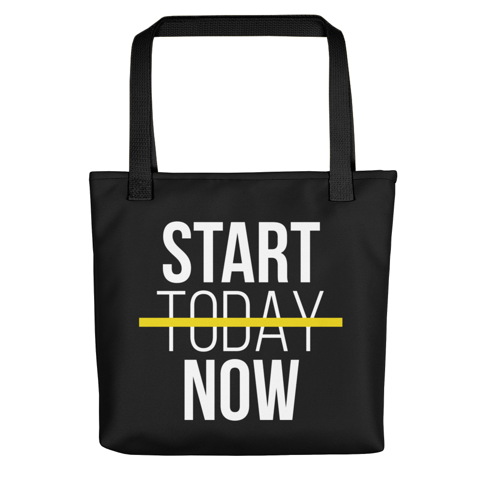 Default Title Start Now (Motivation) Tote bag by Design Express