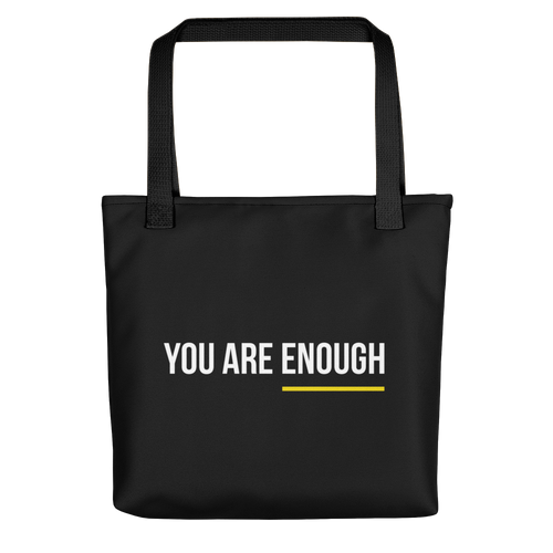 Default Title You are Enough (condensed) Tote bag by Design Express