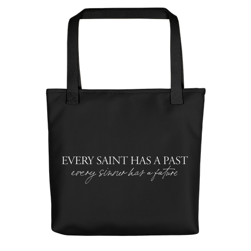 Default Title Every saint has a past (Quotes) Tote bag by Design Express