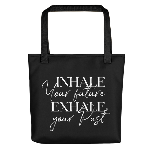 Default Title Inhale your future, exhale your past (motivation) Tote bag by Design Express