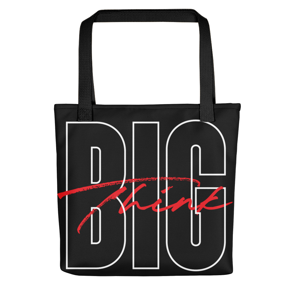 Default Title Think BIG (Bold Condensed) Tote bag by Design Express