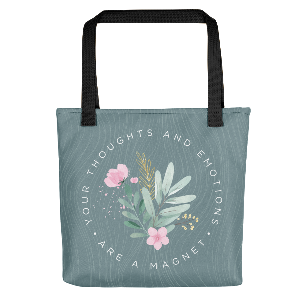 Default Title Your thoughts and emotions are a magnet Tote bag by Design Express