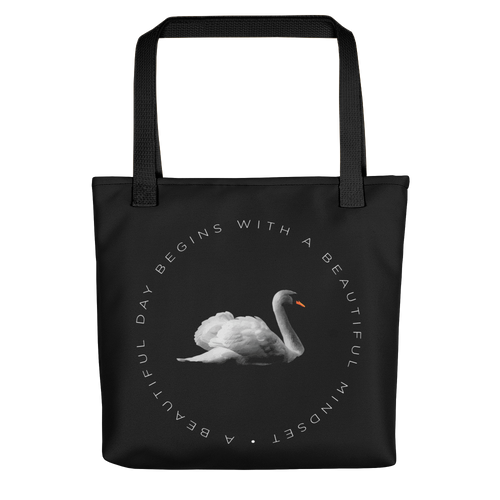 Default Title a Beautiful day begins with a beautiful mindset Tote bag by Design Express