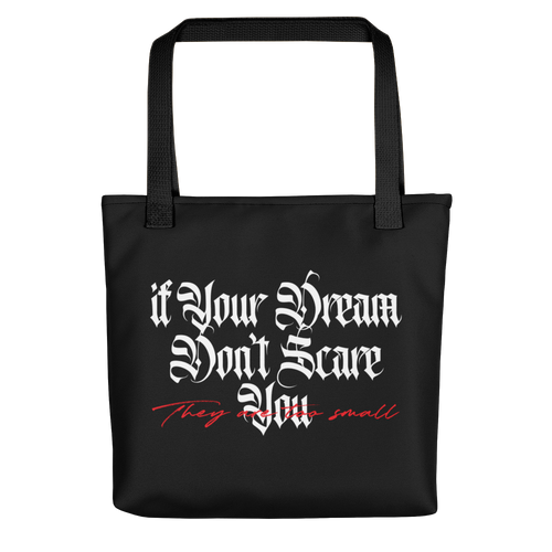 Default Title If your dream don't scare you, they are too small Tote bag by Design Express