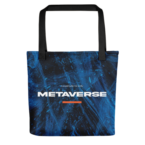 Default Title I would rather be in the metaverse Tote bag by Design Express