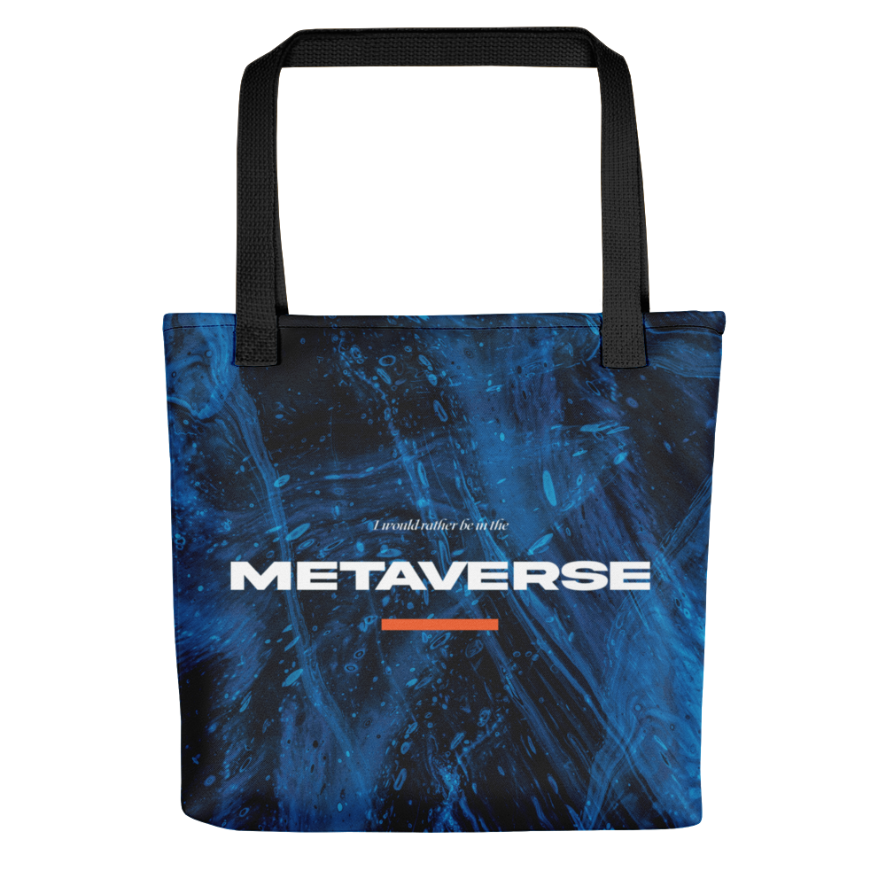 Default Title I would rather be in the metaverse Tote bag by Design Express