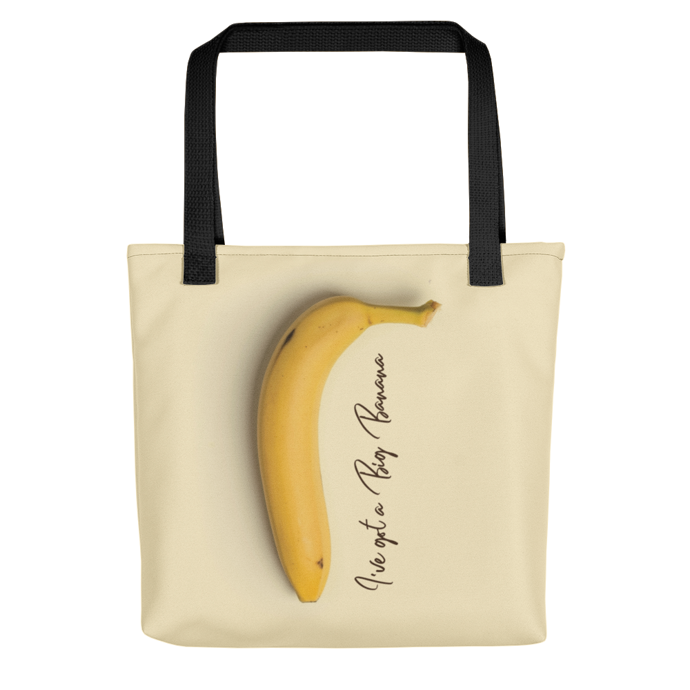 Default Title I've got a big banana Tote bag by Design Express