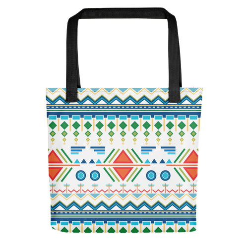 Default Title Traditional Pattern 06 Tote bag by Design Express