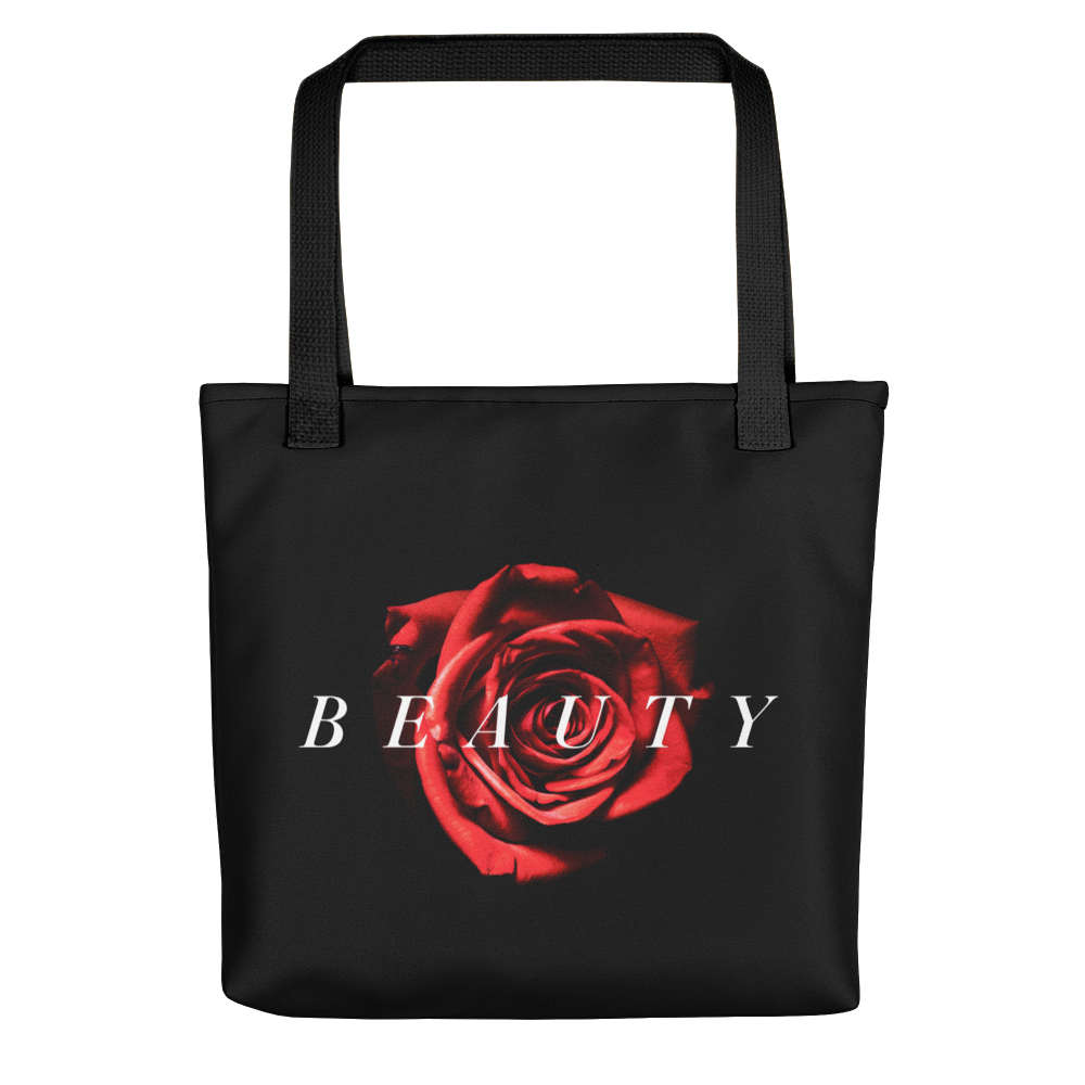 Default Title Beauty Red Rose Tote bag by Design Express