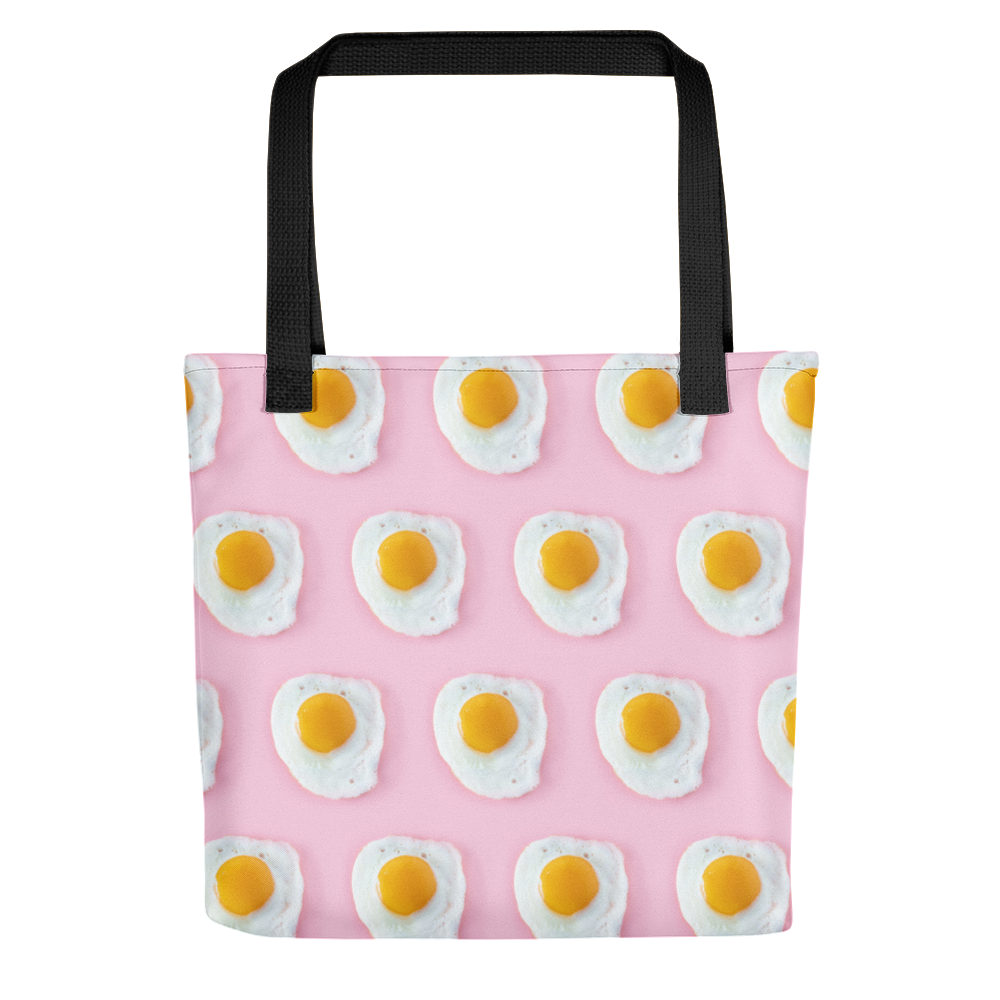 Default Title Pink Eggs Pattern Tote bag by Design Express