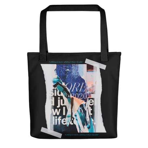 Default Title Nothing is more abstarct than reality Tote bag by Design Express