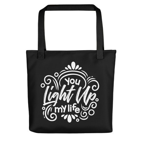 Default Title You Light Up My Life Tote bag by Design Express