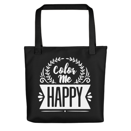 Default Title Color Me Happy Tote bag by Design Express