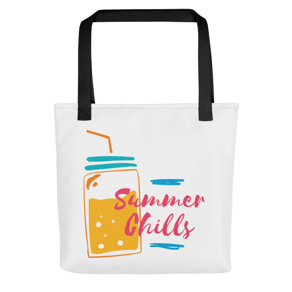 Default Title Drink Summer Chills Tote bag by Design Express