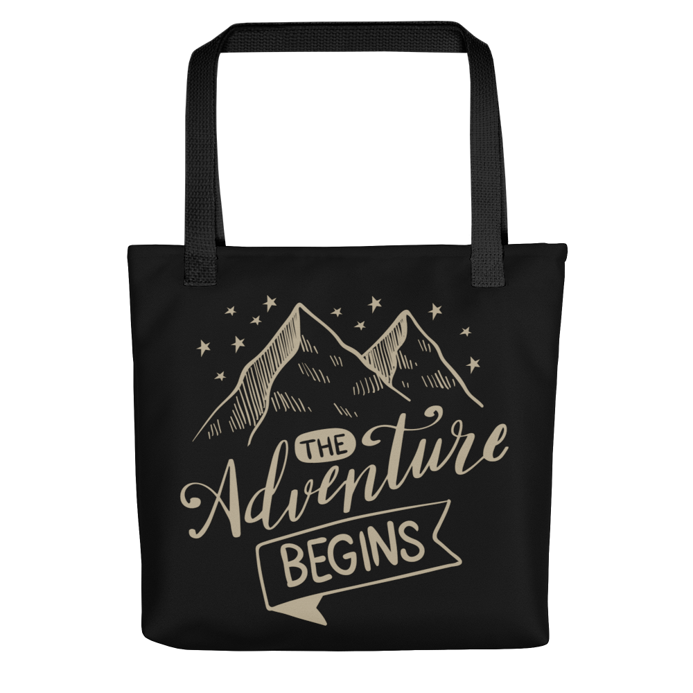 Default Title The Adventure Begins Tote bag by Design Express