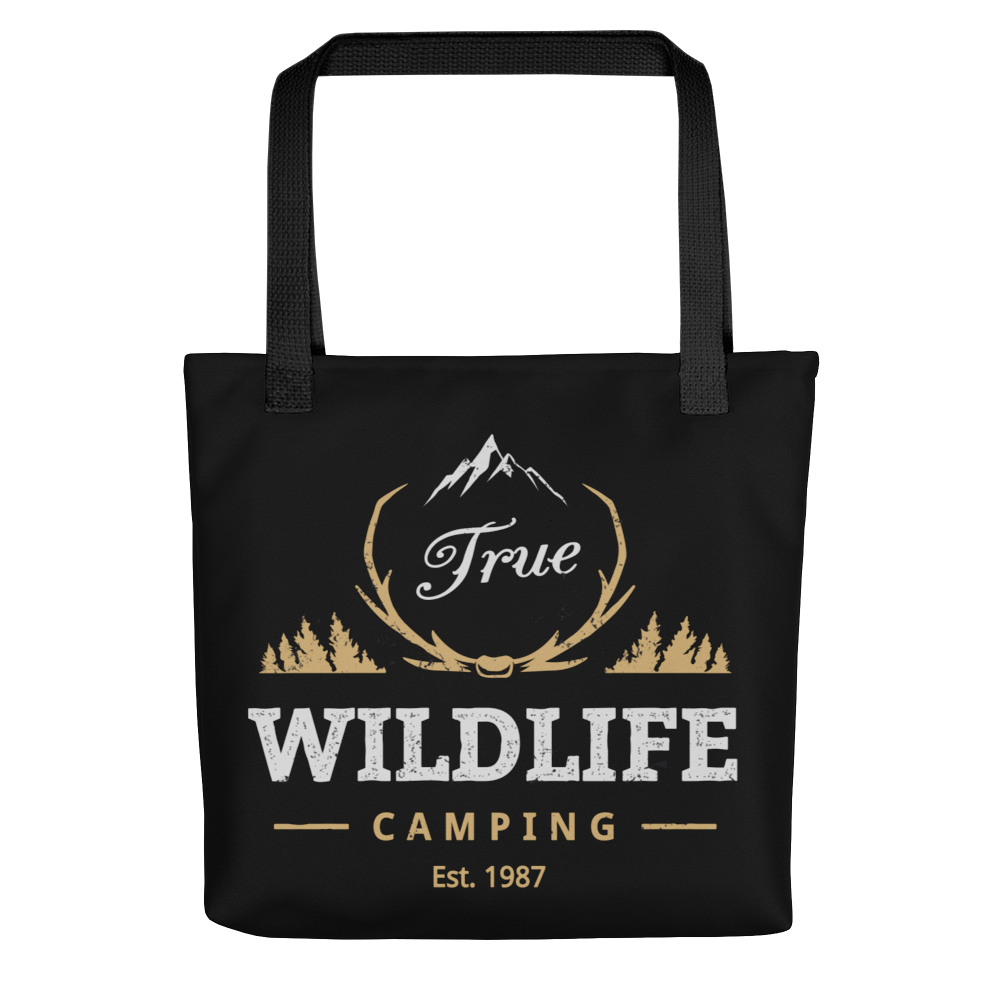 Default Title True Wildlife Camping Tote bag by Design Express