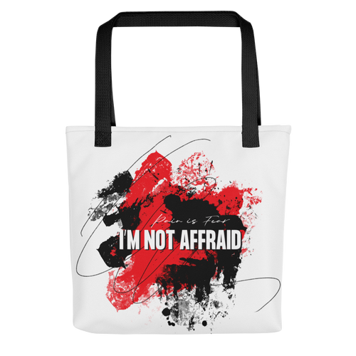 Default Title I'm Not Affraid Tote bag by Design Express