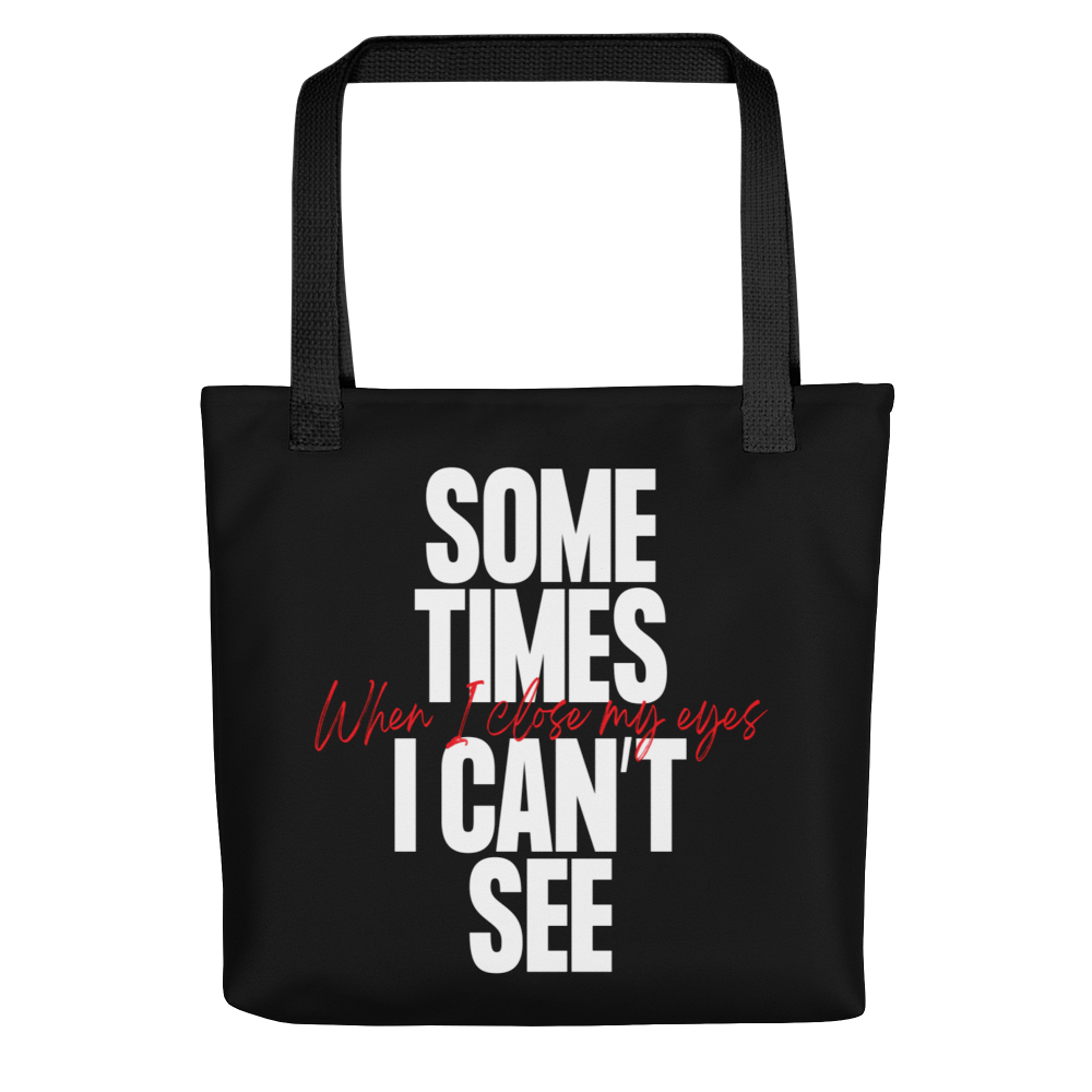 Default Title Sometimes I can't See Tote Bag by Design Express