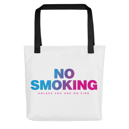 Default Title No Smoking Tote Bag by Design Express