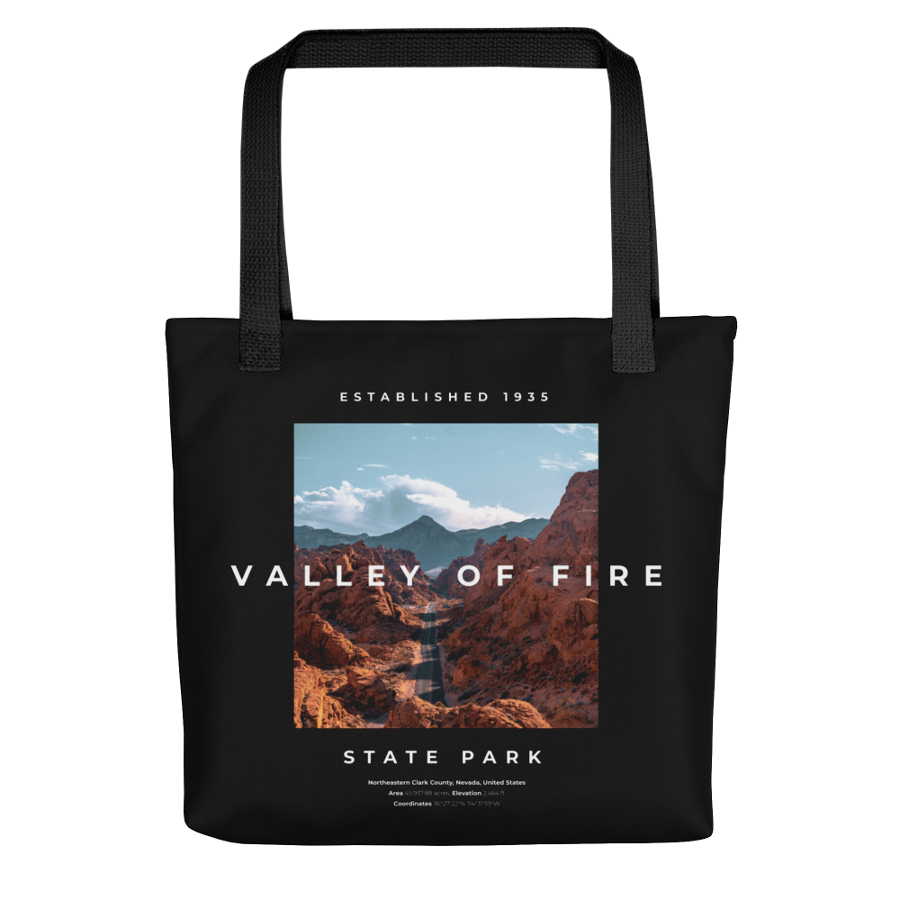 Default Title Valley of Fire Tote Bag by Design Express