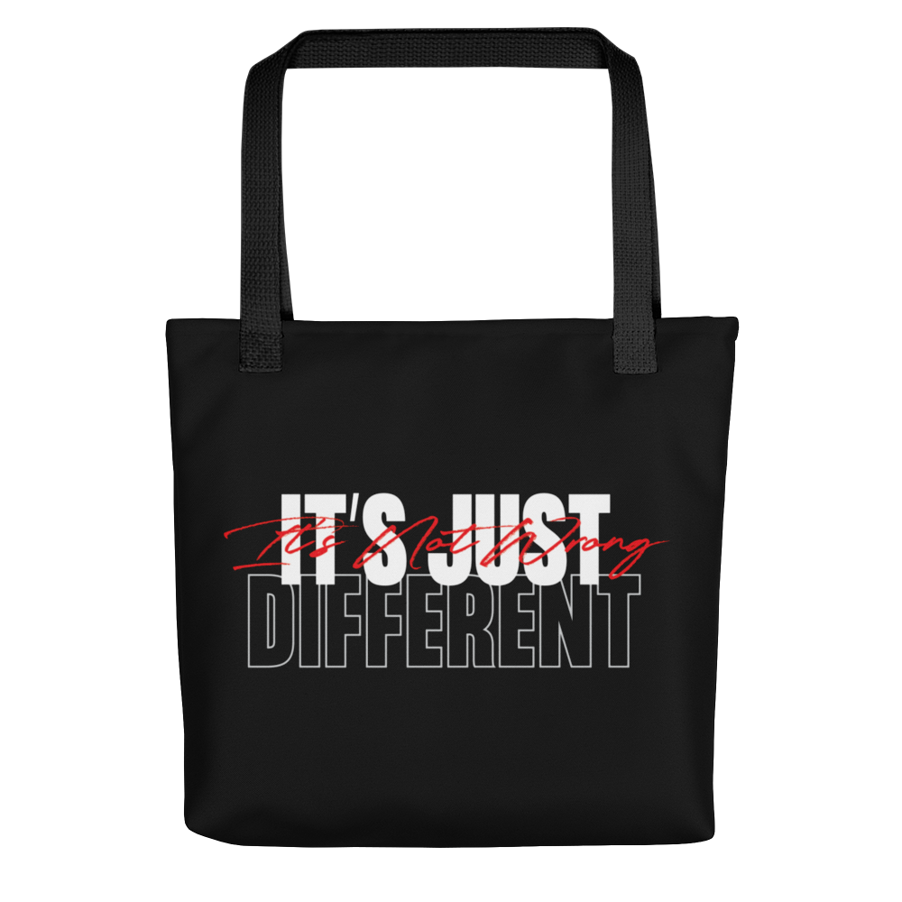 Default Title It's not wrong, It's just Different Tote Bag by Design Express