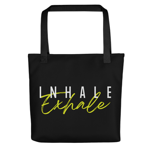 Inhale Exhale Tote Bag