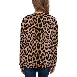 Leopard Skin Pattern "All Over Animal" Unisex Sweatshirt by Design Express