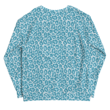 Teal Leopard Print Unisex Sweatshirt by Design Express