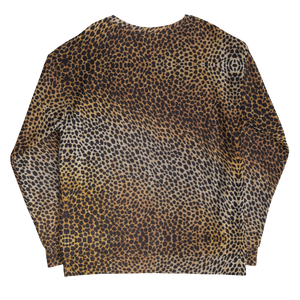 Leopard Brown Pattern Unisex Sweatshirt by Design Express