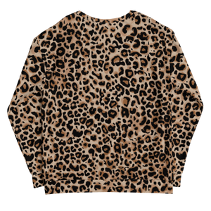 Golden Leopard Unisex Sweatshirt by Design Express