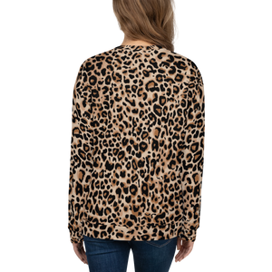 Golden Leopard Unisex Sweatshirt by Design Express