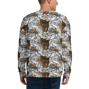 Leopard Head Unisex Sweatshirt by Design Express